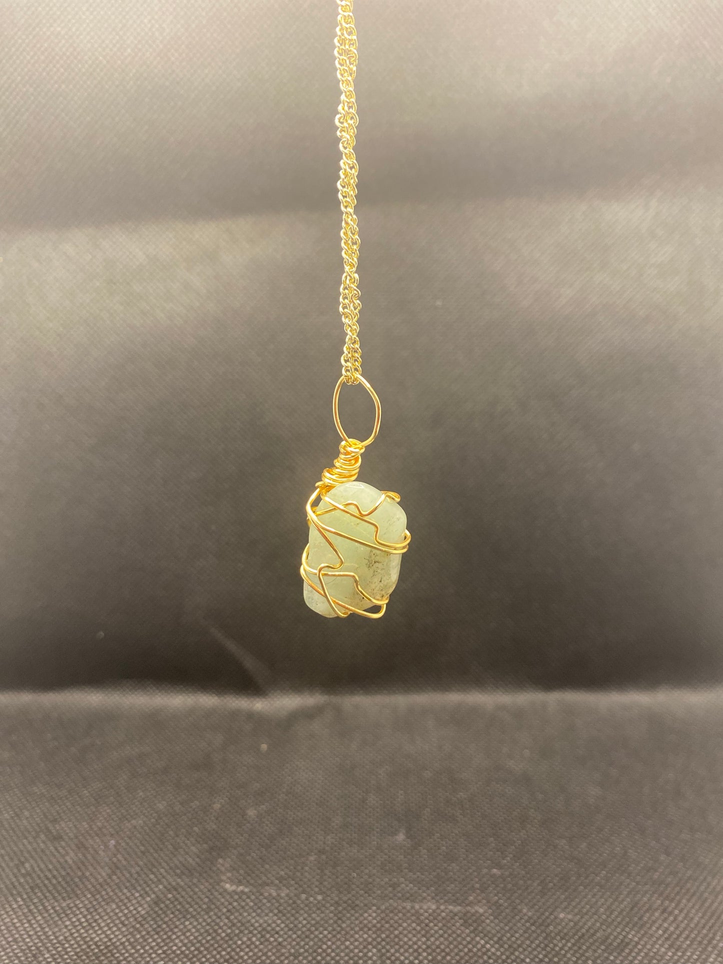 Gold jade Necklace