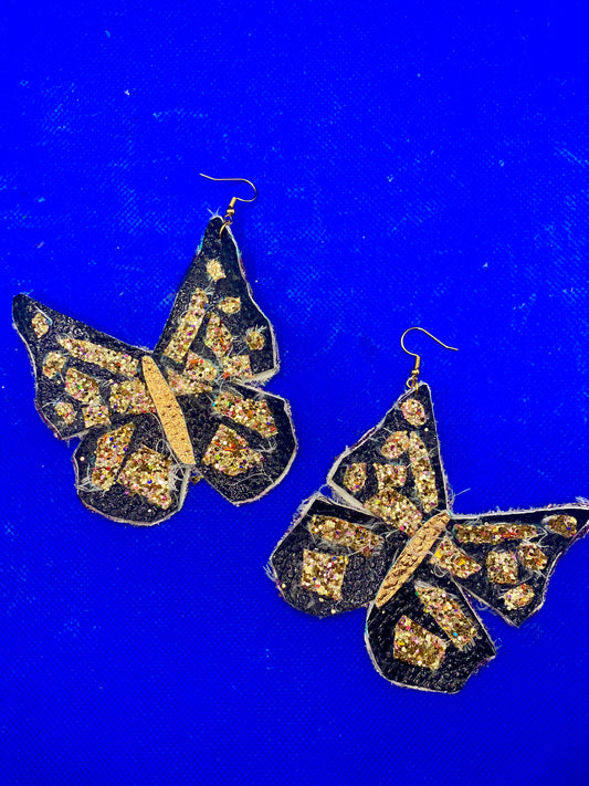 Black Butterfly earrings