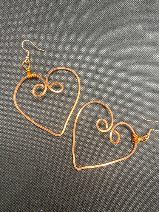 Medium Heart earrings